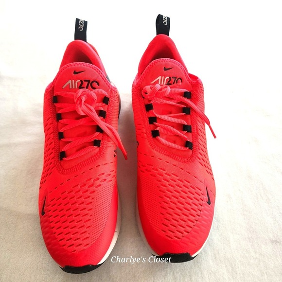 Nike Air Max 270 Red OrbitBV6078-600 Mens 10.5 Running Walking Casual Shoes NWOB - Picture 4 of 9